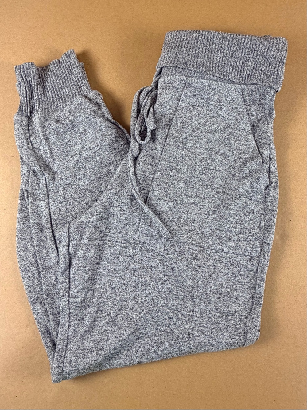 Aerie Real Soft Lounge High Waist Jogger Gray Sweater Pants Women M - Picture 2 of 8